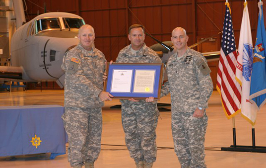 Cone presents award, participates in Intelligence Senior Leadership Conference